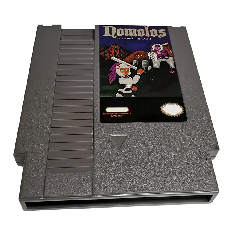 8 Bit כרטיס למשחק 72 פינים Nomolos NTSC ו-Pal גרסה מחסנית משחק וידאו עבור NES0