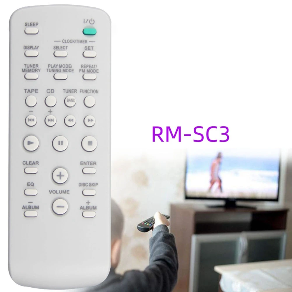 עבור Sony CD HIFI שמע מערכת שליטה מרחוק RM-SC3 RM-SC30 RM-SC50 RM-SC55 MHC-RG29 MHC-RG490S CMT-EH10 CMT-U1 CMT-CPZ15