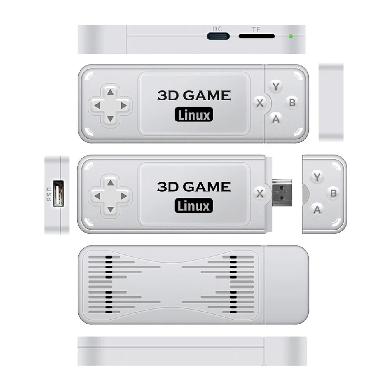 Y6 רטרו קונסולת משחק 4K 60fps HDMI השהיה נמוכה GD10 טלוויזיה המשחק מקל ידית כפולה נייד הביתה קונסולת משחק עבור GBA5