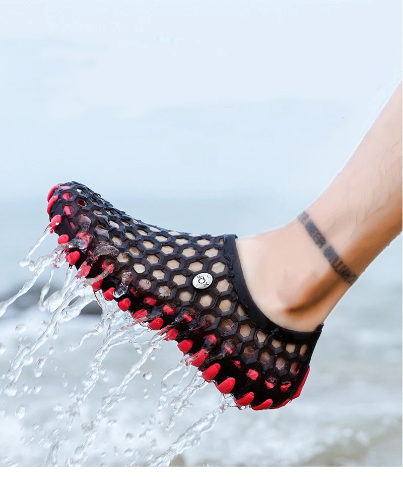 2023 הקיץ יוניסקס סנדלים וכפכפים הגן נשים נעלי אור חדש להחליק על נעלי ג ' לי נעלי גברים החוף מים הנעל רך דירות0