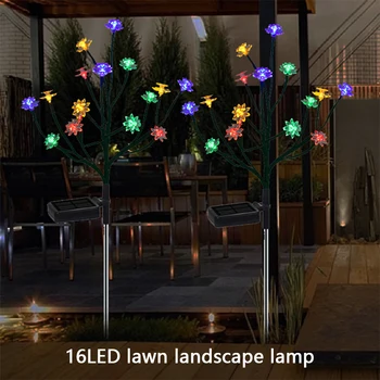 2 חתיכות דשא אור שמש נוף מנורת תאורה דקורטיבית גינון