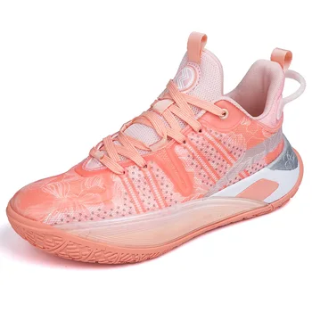 2023 חדש Mens נעלי כדורסל הלם Absorbant כדורסל נעלי ספורט נשים ללא להחליק נעלי התעמלות גבוהות לנשימה חיצונית מאמנים