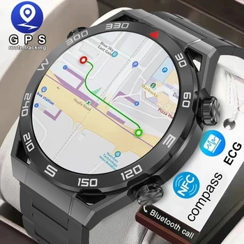2023 חדש NFC Bluetooth שיחה Smartwatch GPS Tracker א+PPG תנועה צמיד כושר עבור Huawei שעונים האולטימטיבי שעון חכם גברים