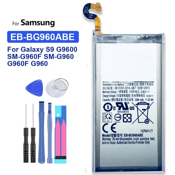 3000mAh EB-BG960ABE סוללה עבור סמסונג גלקסי S9 G9600 G960F SM-G960 באיכות גבוהה Batterij