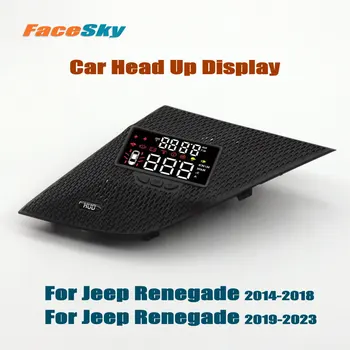 FaceSky מכונית תצוגה עילית על ג ' יפ הבוגד 2014-2018 2019-2023 אוטומטי האד אביזרים מול נוף LCD השמשה מקרן
