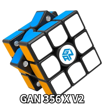 [Funcube]GAN356X V2 מגנטי 3x3x3 קוביית הקסם 3x3 מהירות הקוביה גן 356X V2 Pro מקצועי פאזל קוביית GAN356XV2 החינוך צעצועים