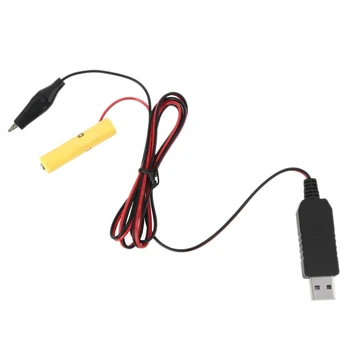 LR03 סוללות AAA כבל חשמל עבור אור LED USB מופעל כבל