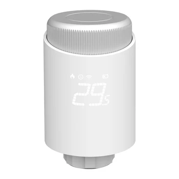 Tuya Zigbee חכם רדיאטור למפעיל לתכנות תרמוסטט רדיאטור שסתום בקרת יישום עבודה עם אלקסה הבית של Google 2023