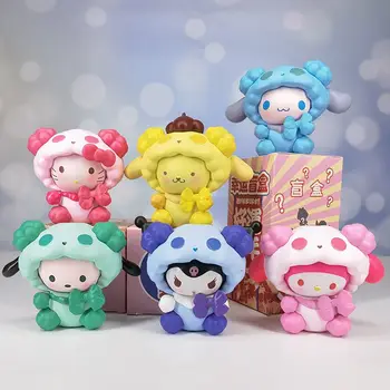 אנימה Sanrio כבשים סדרה נוהרים Cinnamoroll Kurumi מגמה צעצוע מיני מודל הדמות ילדים קישוט חדר מתנות יום הולדת