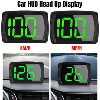 המכונית דיגיטלית GPS HUD ספידו USB Head-Up HD תצוגת מד מהירות בחדות גבוהה GPS מהירות גלאי Plug and Play רכב לרכב