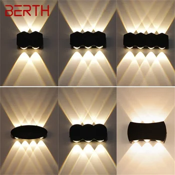 מעגן חיצוני וול אור LED עמיד למים אלומיניום מנורות אור חדש פשוטה יצירתי דקורטיביים פטיו-מרפסת גן חדר השינה