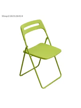 נורדי פשוטה כסא פלסטיק בבית האוכל כיסא מבוגרים פנאי יצירתי הכיסא עצלן עם צואה נטו אדום