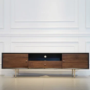 נייד בסלון טלוויזיה ארון עץ תצוגה מודרני בידור בטלוויזיה עומד מודרני Muebles Hogar ריהוט חדר MQ50DS