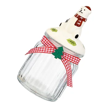 סוכריות חג המולד בקבוקים ברור מחזיק טובות מיכל מתייחס צנצנת חג המולד מסיבת מנפק אספקה